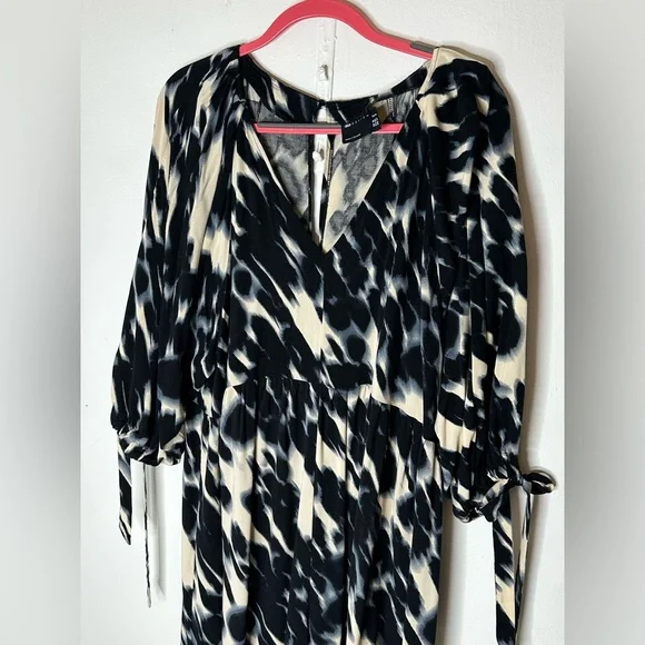 ASOS Curve Animal Print Jumpsuit Size 14 - Picture 5 of 9